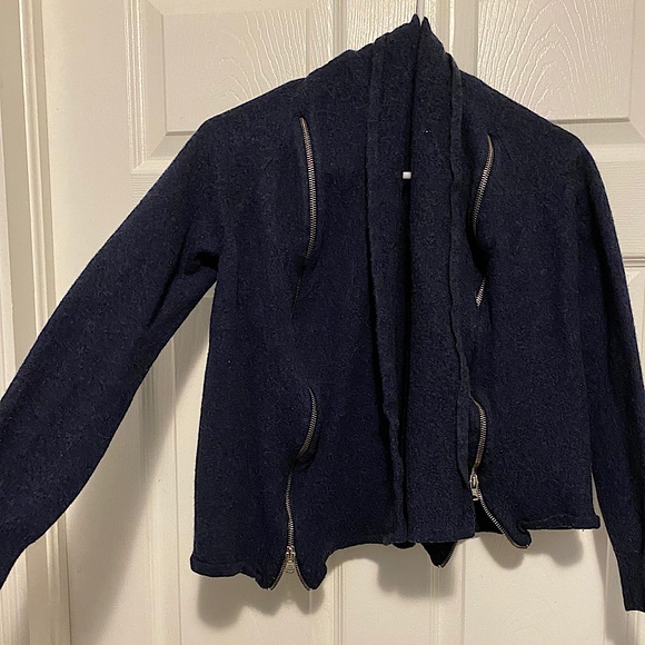 Women’s cardigan with side zippers - Picture 1 of 3